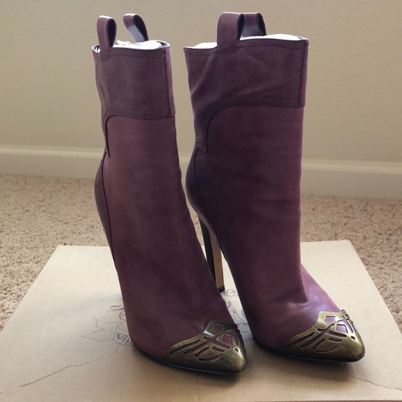 nine west western booties